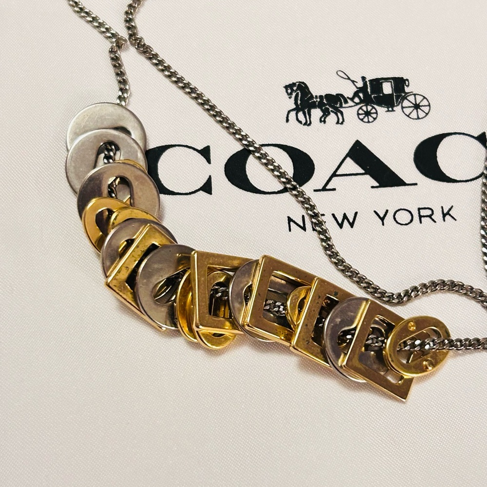 Vintage Coach Y2K Trinket Charm Neckkace - Picture 6 of 10